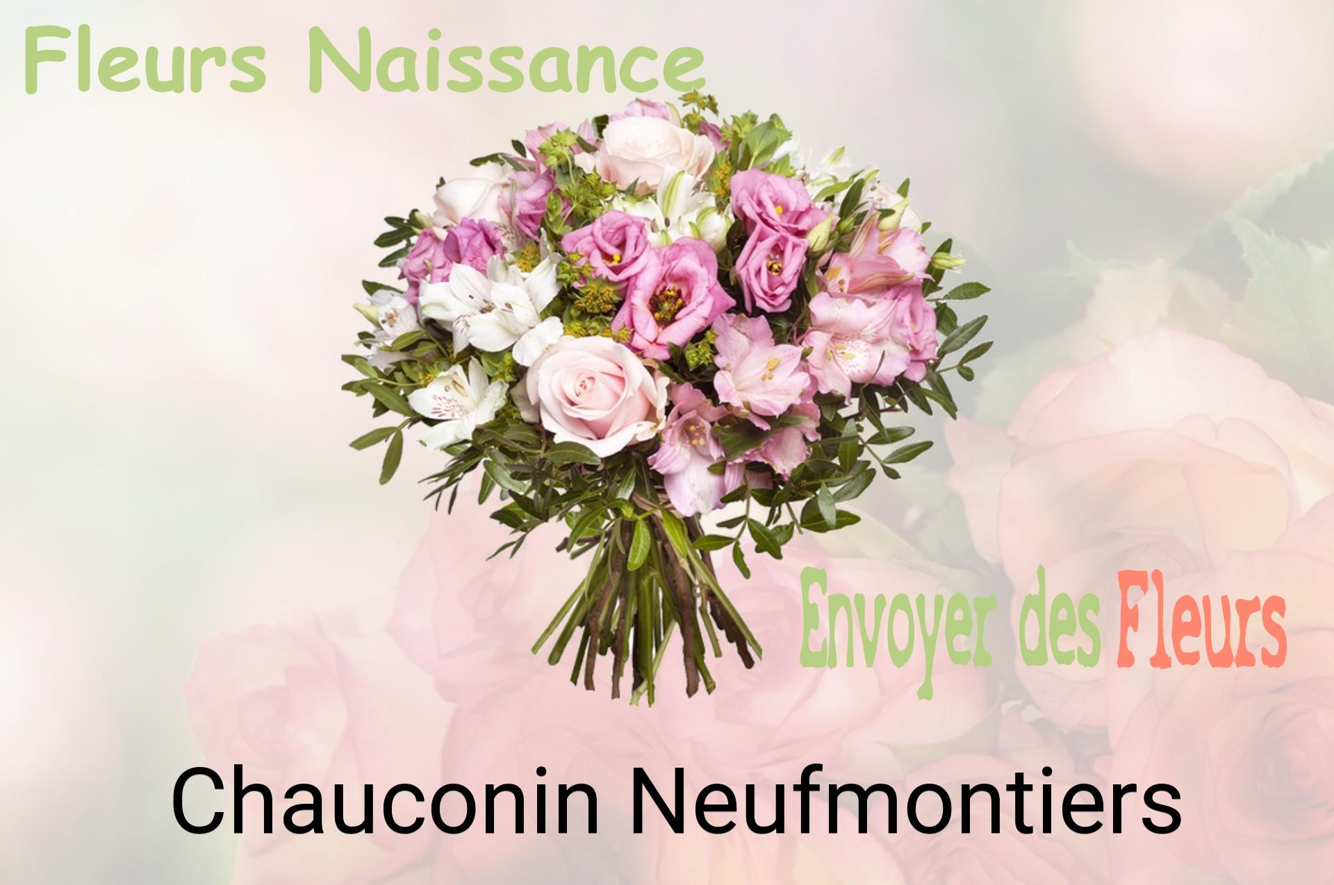 Bouquet de fleurs de naissance livré à Chauconin-Neufmontiers