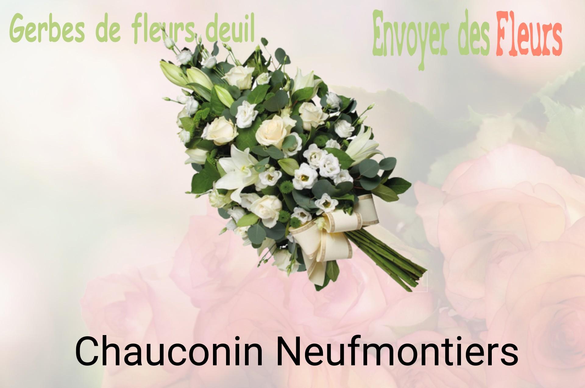 Gerbe de fleurs de deuil livrée à Chauconin-Neufmontiers